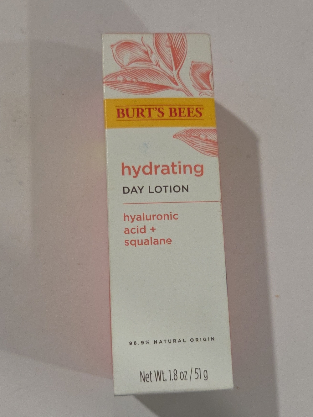Burt's Bees Hydrating Day Lotion - Yellow and Coral